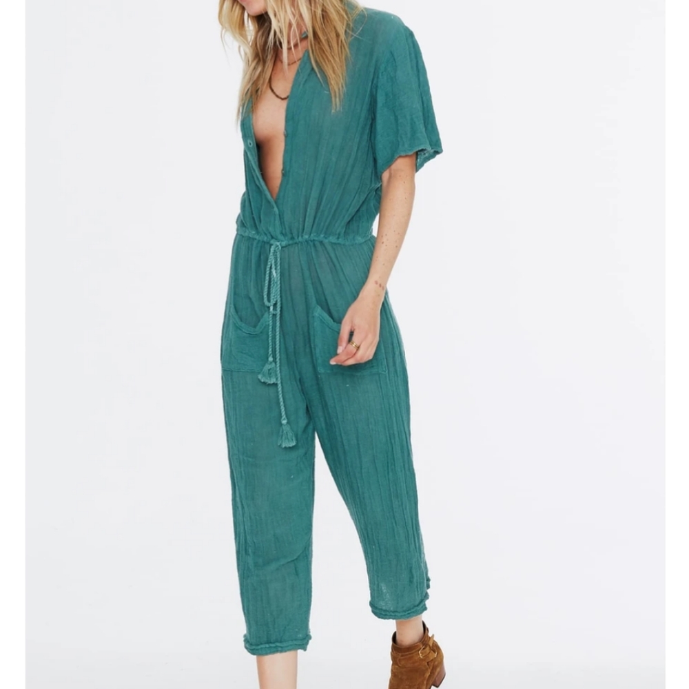 Rare** Jen's Pirate Booty Basil Jumpsuit Rust